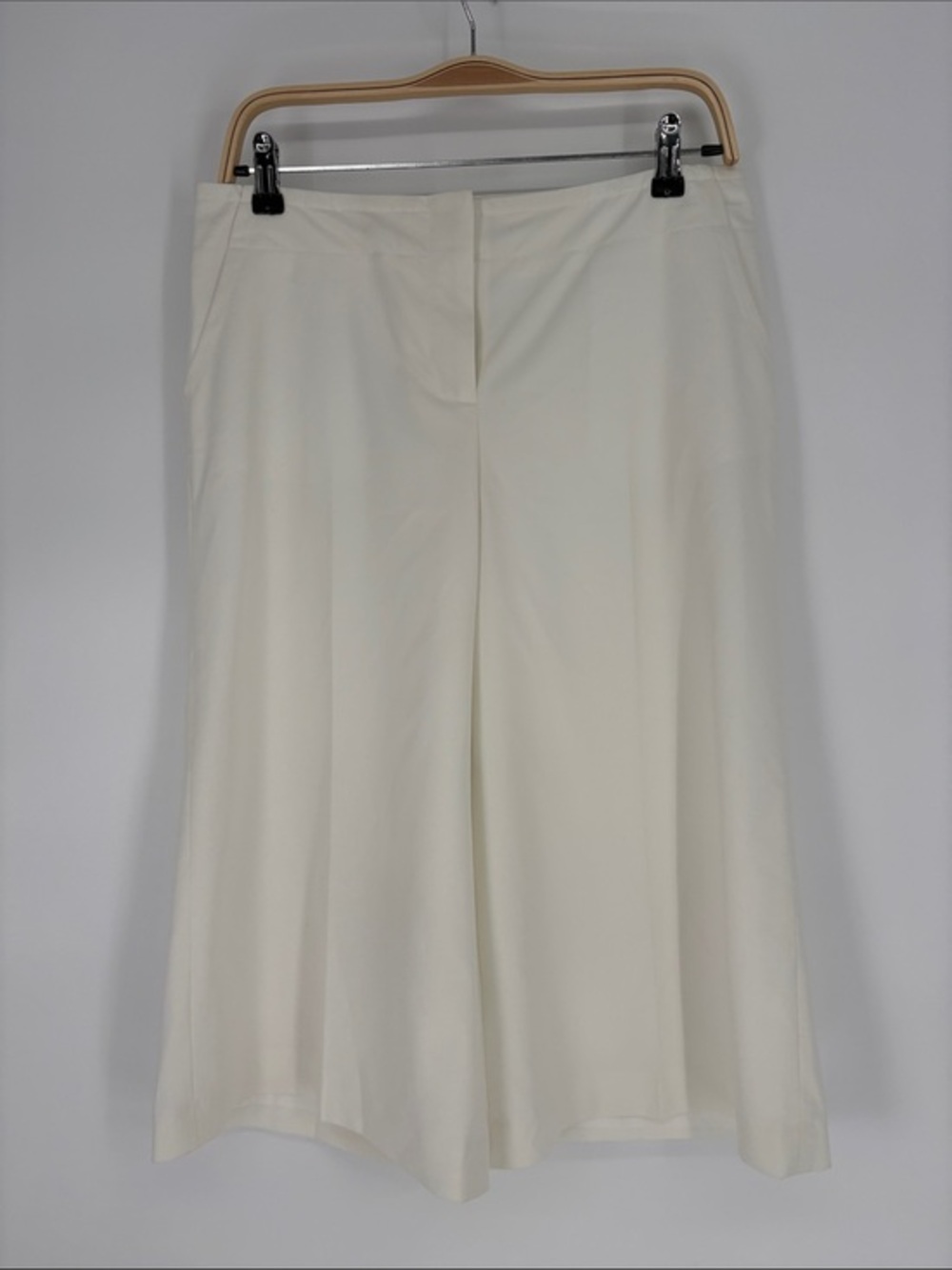 🥑 INC International Concepts Cream culottes gauchos split skirt